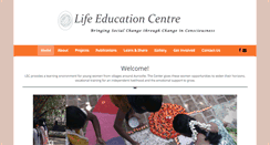 Desktop Screenshot of life-education-centre.org