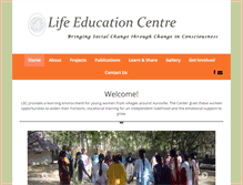 Tablet Screenshot of life-education-centre.org